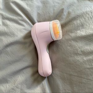 Pink Mia Clarisonic with special silicone brush head